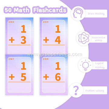 0-20 Addition and Subtraction Math Flash Cards